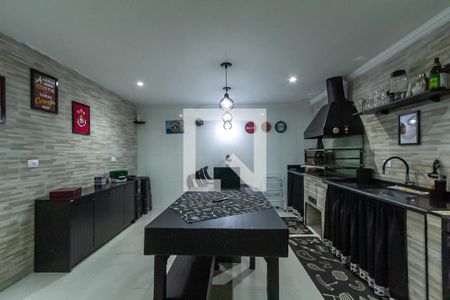 Salão Gourmet de casa à venda com 3 quartos, 124m² em Jardim Brasilandia, São Bernardo do Campo