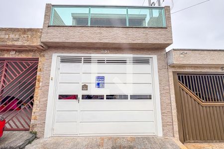 Fachada de casa à venda com 3 quartos, 124m² em Jardim Brasilandia, São Bernardo do Campo