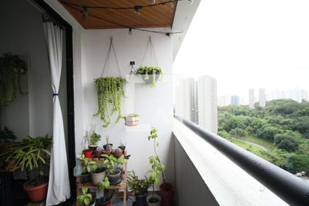 Varanda da Sala de apartamento à venda com 1 quarto, 42m² em Vila Suzana, São Paulo