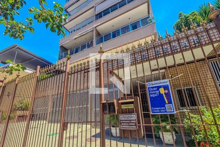 Fachada do Condomínio placa de apartamento à venda com 3 quartos, 169m² em Lins de Vasconcelos, Rio de Janeiro