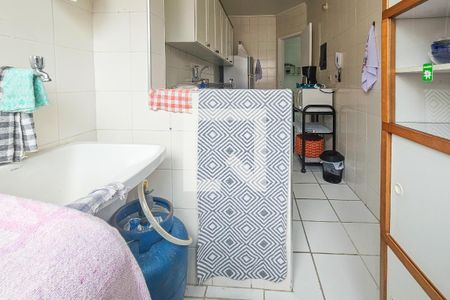 Área de serviço  de apartamento para alugar com 2 quartos, 80m² em Jardim Las Palmas, Guarujá