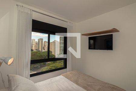 Quarto 1 de apartamento para alugar com 2 quartos, 40m² em Indianópolis, São Paulo