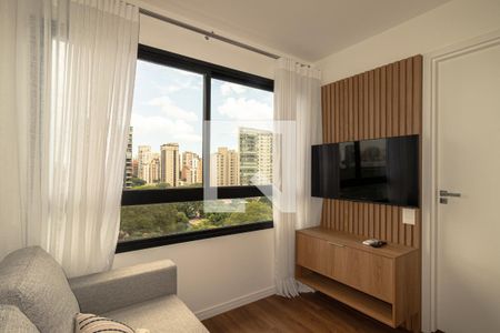 Sala de apartamento para alugar com 2 quartos, 40m² em Indianópolis, São Paulo
