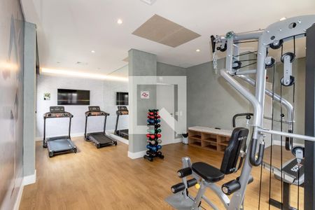 Área comum - Academia de apartamento para alugar com 2 quartos, 40m² em Indianópolis, São Paulo