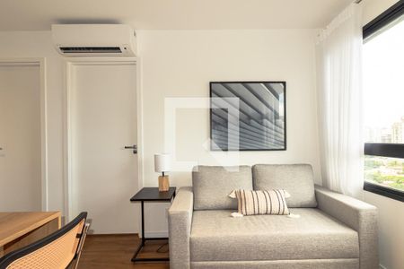 Sala de apartamento para alugar com 2 quartos, 40m² em Indianópolis, São Paulo