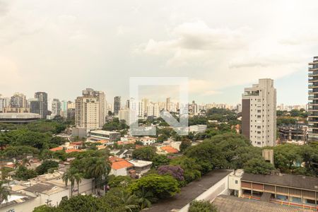 Sala de apartamento para alugar com 2 quartos, 40m² em Indianópolis, São Paulo
