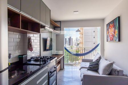 Sala de apartamento para alugar com 1 quarto, 28m² em Barra Funda, São Paulo