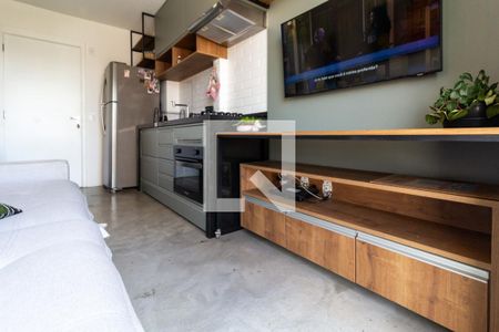 Sala de apartamento para alugar com 1 quarto, 28m² em Barra Funda, São Paulo