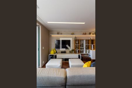 Sala de apartamento à venda com 4 quartos, 218m² em Brooklin, São Paulo