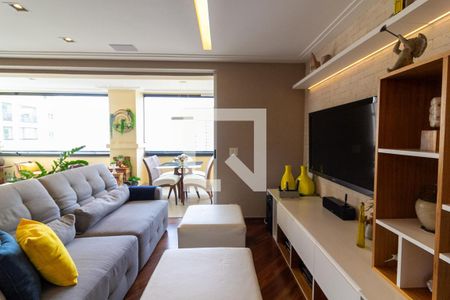 Sala de apartamento à venda com 4 quartos, 218m² em Brooklin, São Paulo