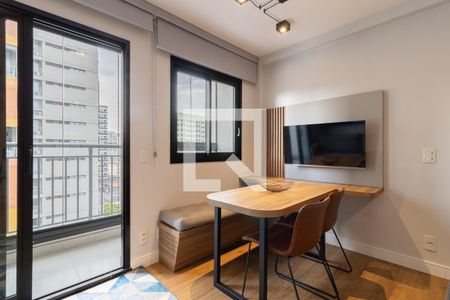 Studio de kitnet/studio para alugar com 1 quarto, 33m² em Indianópolis, São Paulo