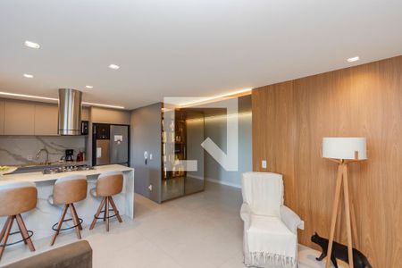 Sala de apartamento para alugar com 3 quartos, 108m² em Santo Amaro, São Paulo