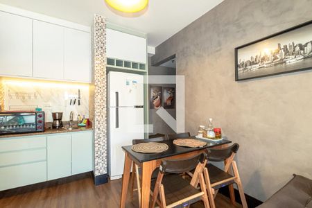 Cozinha de kitnet/studio à venda com 1 quarto, 37m² em Itaim Bibi, São Paulo