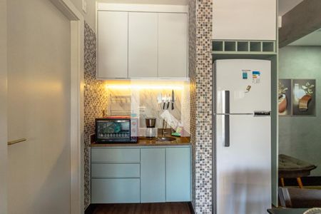 Cozinha de kitnet/studio à venda com 1 quarto, 37m² em Itaim Bibi, São Paulo