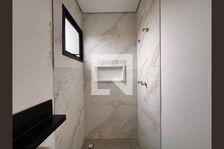Banheiro Da suite de apartamento à venda com 3 quartos, 143m² em Vila Alpina, Santo André