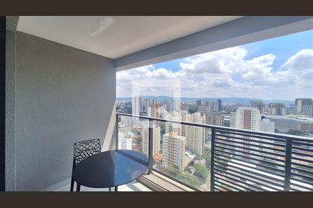 Varanda de kitnet/studio para alugar com 1 quarto, 30m² em Pompeia, São Paulo