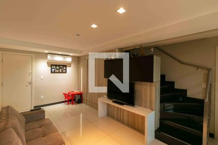 Sala de TV de apartamento à venda com 3 quartos, 180m² em Santa Branca, Belo Horizonte