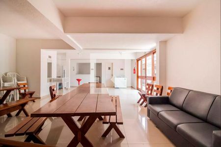 Área comum - Salão de festas de apartamento à venda com 2 quartos, 56m² em Teresópolis, Porto Alegre
