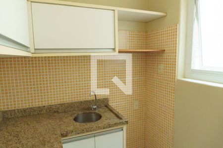 Cozinha de kitnet/studio para alugar com 1 quarto, 23m² em Higienópolis, Porto Alegre