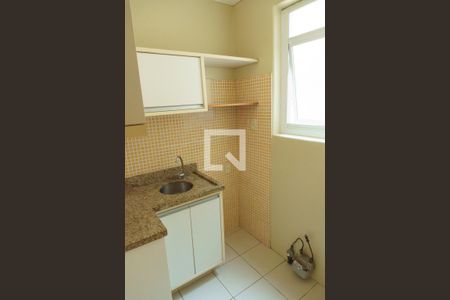 Cozinha de kitnet/studio para alugar com 1 quarto, 23m² em Higienópolis, Porto Alegre