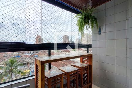 Sacada de apartamento para alugar com 3 quartos, 110m² em Cidade Ocian, Praia Grande