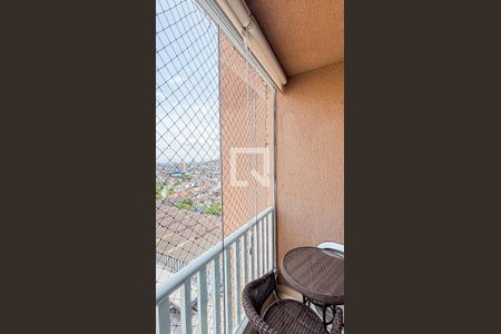 Sala - Sala de Jantar Varanda de apartamento para alugar com 2 quartos, 48m² em Vila João Ramalho, Santo André