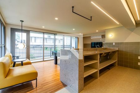 Área comum - Lavanderia de kitnet/studio para alugar com 1 quarto, 24m² em Paraíso, São Paulo