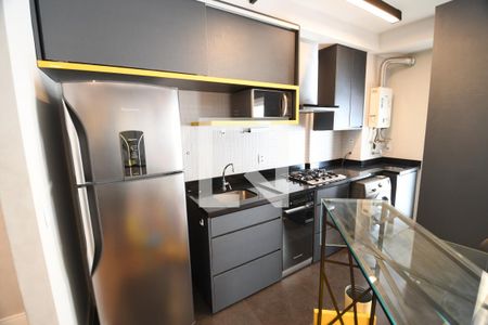 Cozinha de apartamento para alugar com 3 quartos, 87m² em Taquaral, Campinas