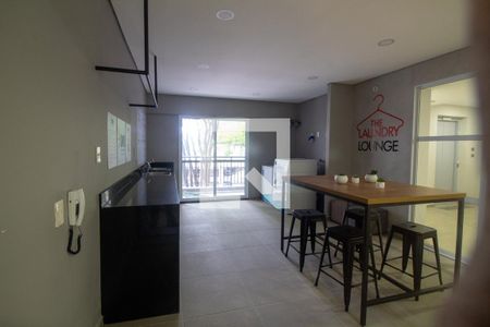 Área comum - Lavanderia de kitnet/studio para alugar com 1 quarto, 37m² em Campo Belo, São Paulo