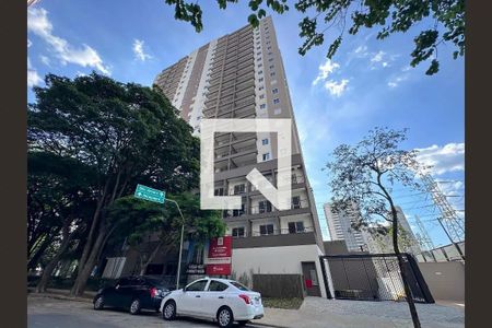 Fachada do Prédio de kitnet/studio para alugar com 1 quarto, 37m² em Campo Belo, São Paulo