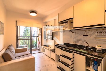 Sala de apartamento para alugar com 1 quarto, 29m² em Jardim Prudência, São Paulo