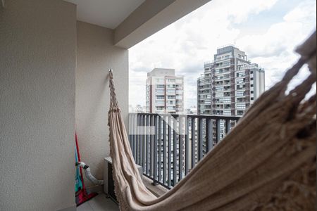 Varanda da Sala/Quarto de kitnet/studio para alugar com 1 quarto, 30m² em Bela Vista, São Paulo