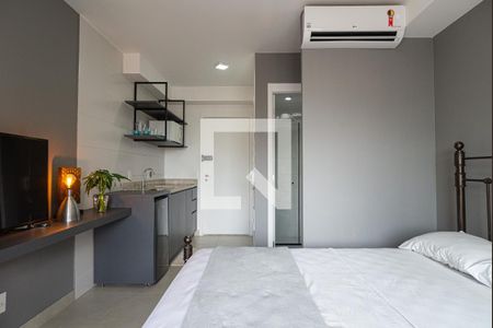 Sala/Quarto de kitnet/studio para alugar com 1 quarto, 30m² em Bela Vista, São Paulo