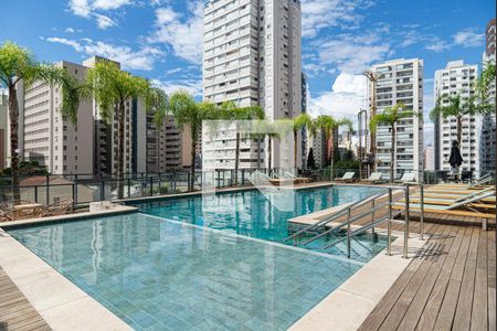 Área comum - Piscina de kitnet/studio para alugar com 1 quarto, 30m² em Bela Vista, São Paulo