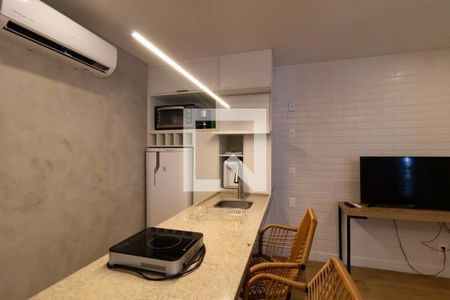 Cozinha de apartamento para alugar com 1 quarto, 50m² em Ipanema, Rio de Janeiro
