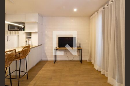 Detalhe da sala de apartamento à venda com 1 quarto, 50m² em Ipanema, Rio de Janeiro