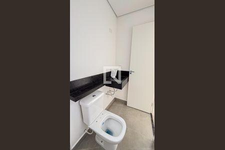 Banheiro da Suíte de apartamento à venda com 3 quartos, 92m² em Vila Alpina, Santo André