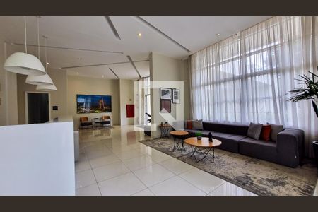Hall social de kitnet/studio para alugar com 1 quarto, 35m² em Real Parque, São Paulo
