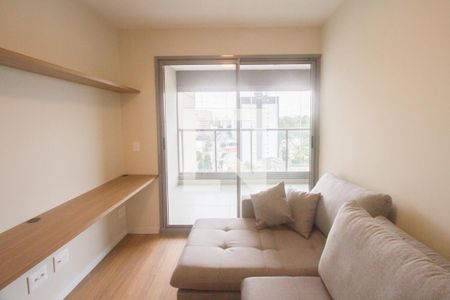 Sala de apartamento para alugar com 1 quarto, 43m² em Santo Amaro, São Paulo