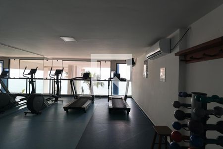 Área comum - Academia de apartamento para alugar com 4 quartos, 180m² em Morro do Maluf, Guarujá