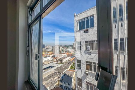 Sala Vista de apartamento à venda com 1 quarto, 40m² em Centro, Rio de Janeiro