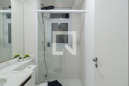 Banheiro de kitnet/studio para alugar com 1 quarto, 23m² em Consolação, São Paulo
