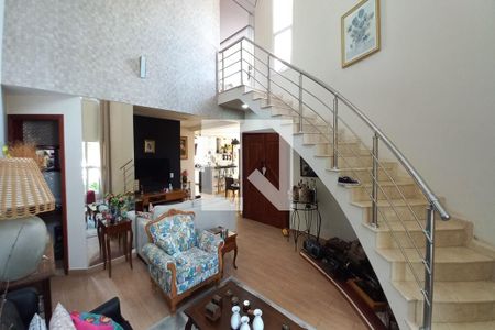 Sala de casa de condomínio à venda com 5 quartos, 310m² em Swiss Park, Campinas