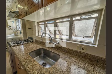 Cozinha - Torneira de apartamento à venda com 3 quartos, 90m² em Botafogo, Rio de Janeiro