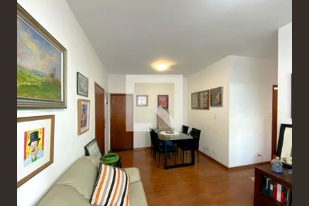 Sala de apartamento à venda com 3 quartos, 75m² em Havaí, Belo Horizonte