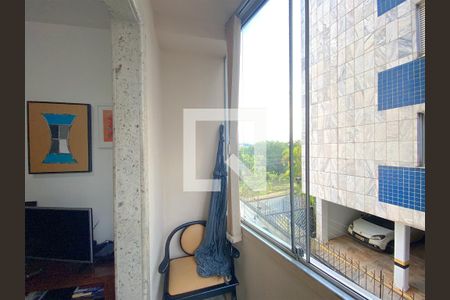 Varanda da Sala de apartamento à venda com 3 quartos, 75m² em Havaí, Belo Horizonte