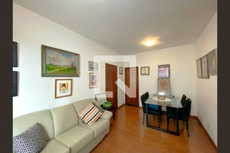 Sala de apartamento à venda com 3 quartos, 75m² em Havaí, Belo Horizonte