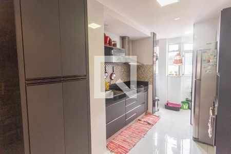Cozinha de apartamento à venda com 3 quartos, 122m² em Fernão Dias, Belo Horizonte