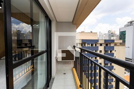 Sacada de kitnet/studio para alugar com 1 quarto, 25m² em Bela Vista, São Paulo