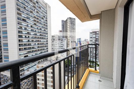 Sacada de kitnet/studio para alugar com 1 quarto, 25m² em Bela Vista, São Paulo